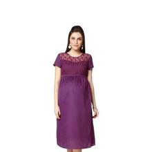 Nine Maternity Purple Maternity Dress For Women