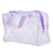 eTya 5 Colors Make Up Organizer Bag Toiletry Bathing Storage Bag women waterproof Transparent Floral PVC Travel cosmetic bag