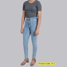 Acid Washed Jeans for Ladies