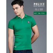 Police FP6 Body Size Polo T-Shirt- Green