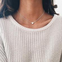 Simple Heart Chain Necklace Fashion Jewelry For Women