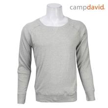 Campdavid Light Grey Solid Sweatshirt