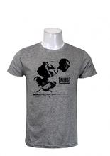 Wosa -PUBG CHICKEN RIDE GREY Printed T-shirt For Men