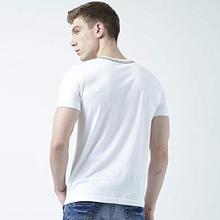 HUETRAP Mens A Colourful Life White Printed Tshirt