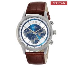 Blue Dial Chronograph Watch For Men - 1766SL03