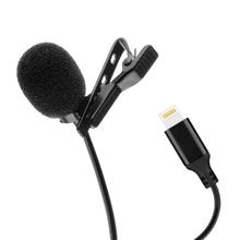 Lavalier Microphone for iPhone Mic Lapel Lightning