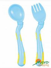 Kidsme Soft Grip Spoon & Fork Set