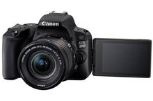 Canon EOS 200D II 24.1MP Digital SLR Camera + EF-S 18-55mm f4 is STM Lens (Black) + 16GB Card + Camera Bag