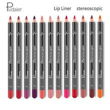 Pudaier Brand 12pcs Lip Stick Kit Waterproof Lipstick Makeup