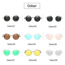 Classic Gothic Steampunk Sunglasses Polarized Men Women Brand Designer Vintage Round Metal Frame Sun Glasses High Quality UV400