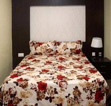 Double 100% Swiss Micro Bedsheet With 2 Pillow Covers