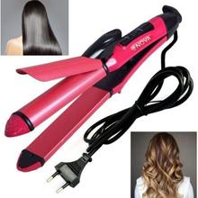 Nova 2 In 1 Hair Curler & Straightener