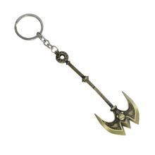 Golden Colored League of Legends Weapon Model Key Chain