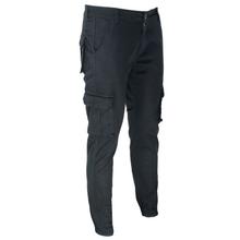 Men's Side Pocket Black Jogger Pants