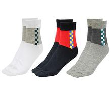 Happy Feet Checked Socks Pack of 3 Pairs[1009]