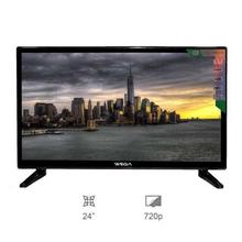 Wega 24" Normal HD Double Glass LED TV - (Black)