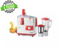 Baltra BJMG-101 500W Strom Juicer Mixer Grinder - (White/Red)