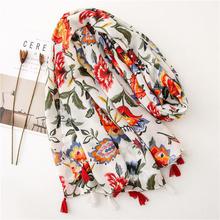 Korean Style Sun Protection Premium Printed Scarves For