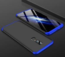 GKK 360° Protective Case For OnePlus 6 -Blue/Black