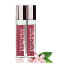 Lotus Makeup Ecostay Nourishing Lip Gloss, Iced Pink,G2 8g
