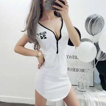 New Style One Piece T-shirt Styled Dress for Girl