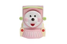 Happy Train Table Pencil Sharpener - Pink