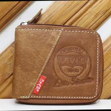 Brown Levis Leather Wallet For Men