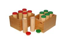 Montessori Sound Cylinder Boxes Set - 12 Pcs