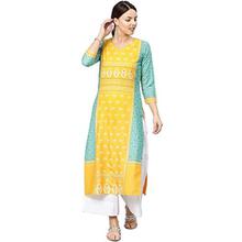 Vaamsi Women's Crepe a-line Kurta