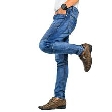 Virjeans Stretchy Ripped Design Biker Denim Choose Pant (VJC 701) Light Blue