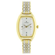 Titan Karishma White Dial Analog Watch For Women-2571BM01