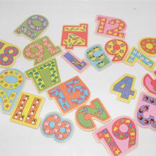 Magnetic Wooden Number Blocks For Kids
