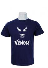 Wosa - Blue Venom Printed Cotton T-Shirt For Men