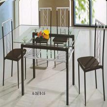 4 seater glass dining set