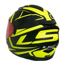 LS2 Stream Jink Helmet [Matt Black/Yellow]