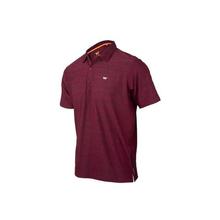 Wildcraft Maroon Melange HypaCool  Polo T-Shirt For Men