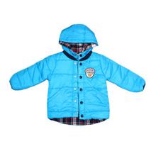 Black Silicon Hooded Jacket For Boys