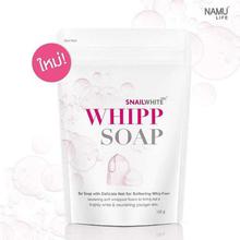 Snail white whipp soap