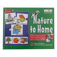 Creative Educational Aids Fun With Science Nature To Home Card Game - Green