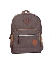 2003 Dark Grey Front Zippered School Backpack (Unisex)