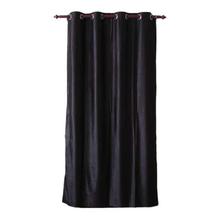 Plain Cotton Fabric Window/Door Curtain - (Light Blue/Maroon/Purple/Dark Brown)