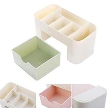 Angel Bear Cosmetic Storage Box Multi Functional Desktop Storage Boxes Drawer Makeup Organizers Storage Boxes (Colour May Vary)