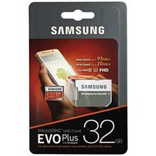 Samsung EVO Plus Class 10 32GB MicroSD 80 MB/S Memory Card with SD Adapter