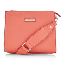 Caprese Abbey Satchel Small Peach