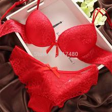 Fashion fashion lace sexy thin deep V-neck push up underwear