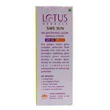 Lotus Herbals Safe Sun Whitening and BB Metrifying Glow Fairness Crème, 20g