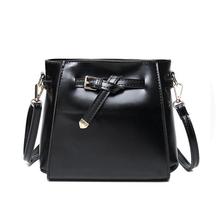 PU Leather Shoulder Crossbody and Barrel Bag for Women (Black 41001398)