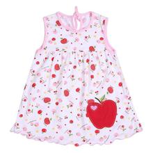 Newborn Baby Summer Dresses Girls Dress Baby O-neck Sleeveless