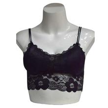 Lace Padded Cropped Camisole For Women