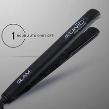 IKONIC GLAM Hair Straightner (Black) By Genuine Collection